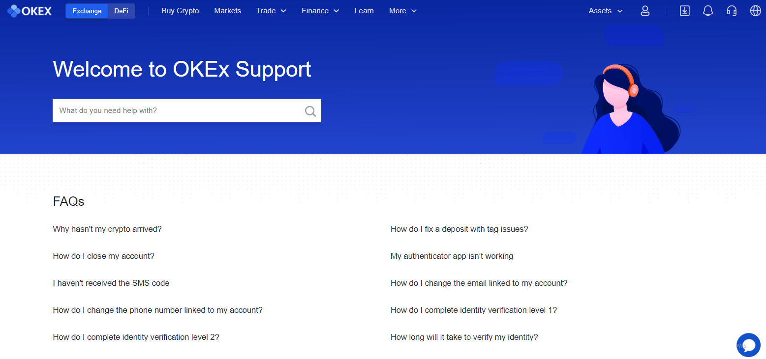 OKEx सहायता से कैसे संपर्क करें
