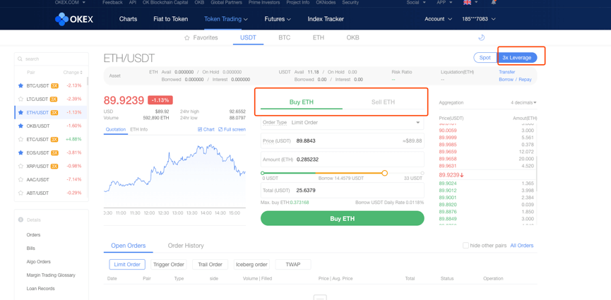 How to use Margin Trading in OKEx
